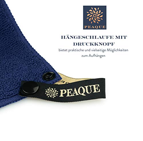 Saunatuch Peaque Mikrofaser-Handtuch mit Frottee-Struktur
