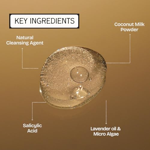 Image of The Bare Bar Micro algae Body Wash - 200 ml | Nourishing Shower Gel | Paraben and Sulphate free | Removes Tan and Brightens Skin | 0.05% Salicylic acid | Men & Women