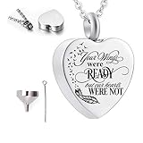 ✪【Package Includes】The set includes a urn pendant*1, a silver chain*1, and a funnel filling kit*1, which are enough to meet your daily needs. ✪【Size】The size of our heart-shaped urn pendant is 45*28mm and the chain length is 40cm. You can adjust the ...