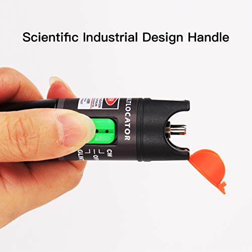 visual fault locator vfl fiber optic tester kit include single mode 9125um fc male to lc female adapter fiber light pen for network cable test