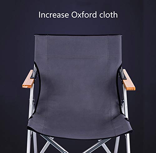 Chaise de camping pliable et ultralégère avec structure grise ultra résistante
