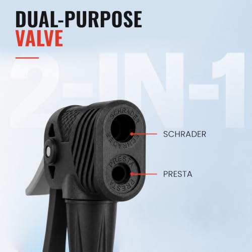 Image of Slovic Cycle Pump for Bicycle, Bike & Car [100 PSI]
