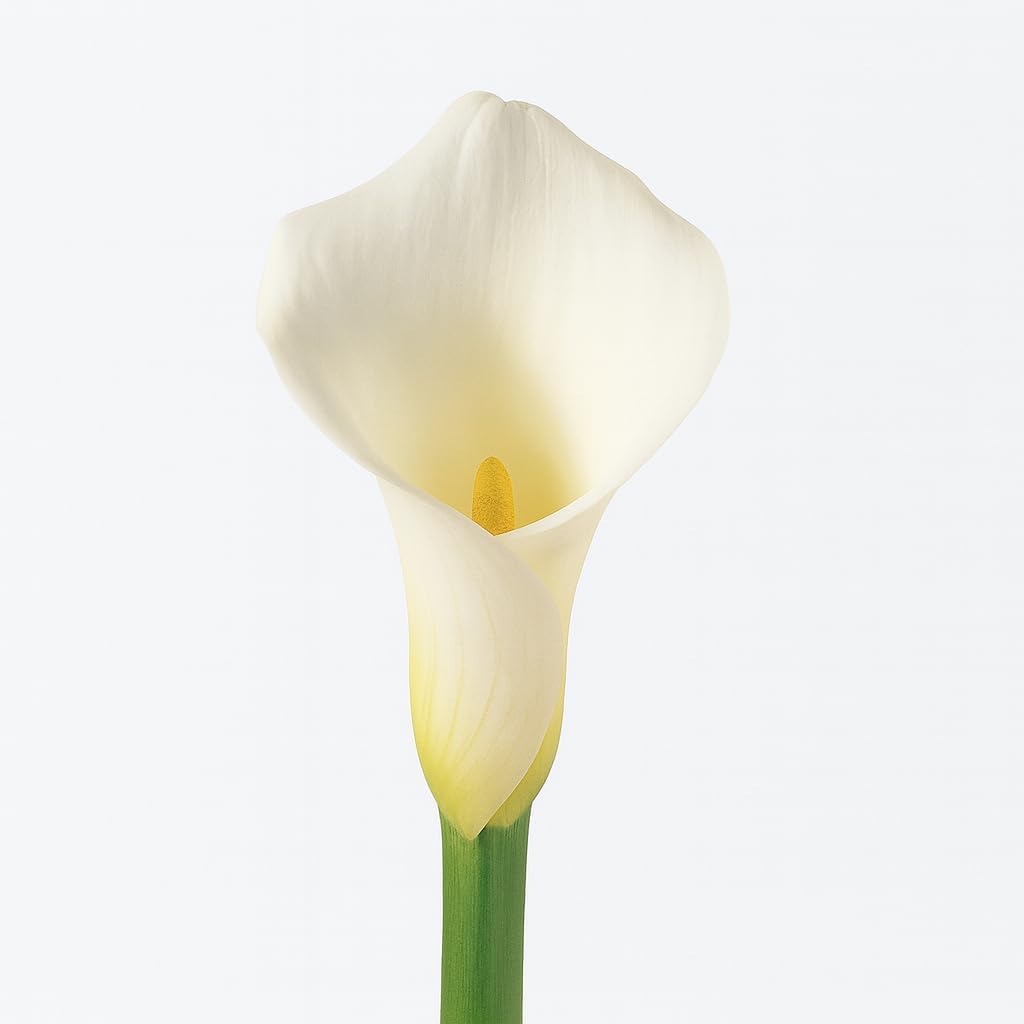 GlobalRose 12 White Calla Lily Flowers – Hand-Picked Flowers Fresh Bouquet for Graduation, Anniversary, Birthday & Special Occasions