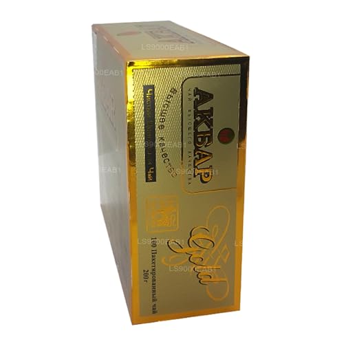 Akbar Gold Tea 100 Individually Wrapped Tea Bags