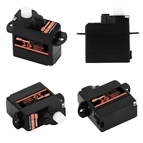 Image of 5PCS 2G Plastic Gear Mini Servo, 3.7-4.2V RC Micro Coreless Motor Digital Servos Kit for Fixed-Wing Helicopter Airplane Drone 1 /24 RC Car Model Boat Robot Toy