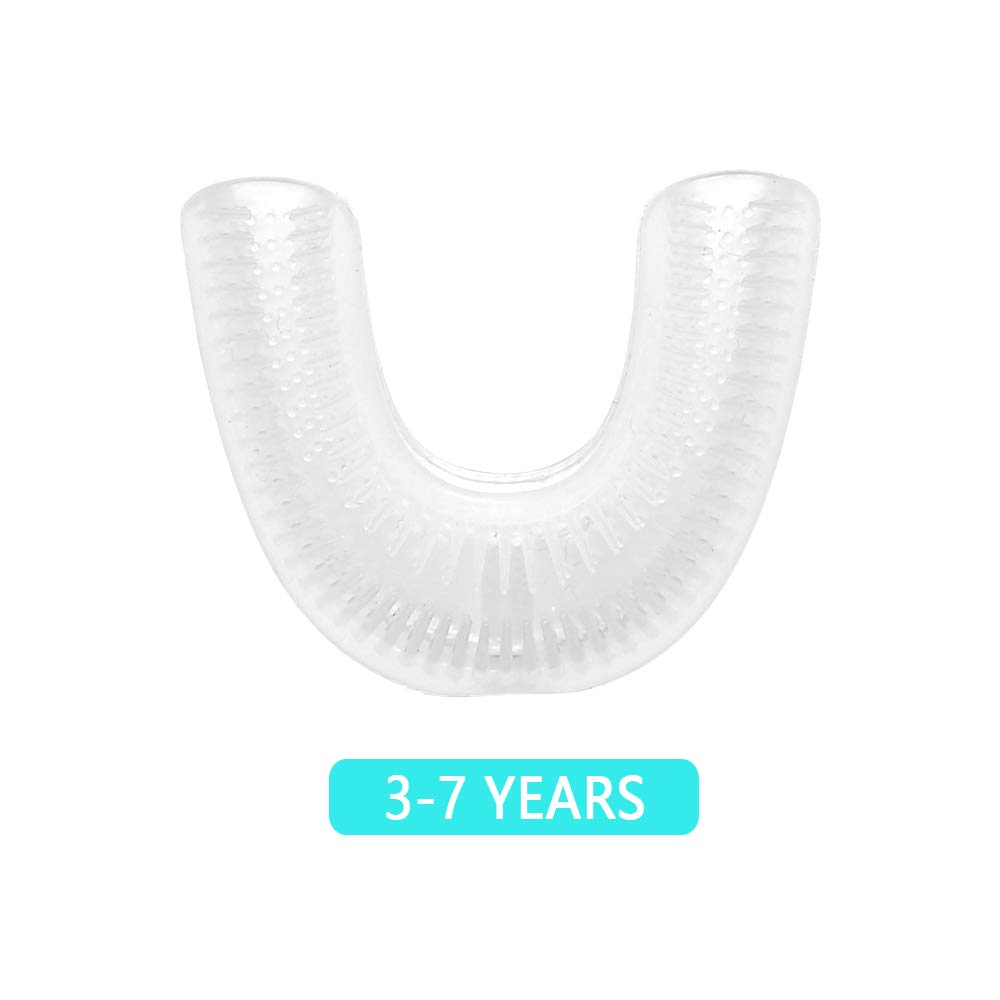 Children's electric toothbrush accessories, U-shaped electric toothbrush brush, replaceable toothbrush head, suitable for 3-7 years old