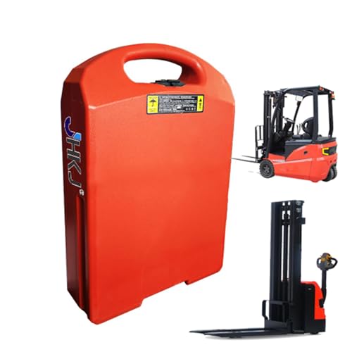 JHKJ Batería de fosfato de Hierro y Litio LiFePO4 para Carretilla elevadora eléctrica de 48 V, 15 Ah y 20 Ah, y transpaleta de 24 V, 20 Ah, 30 Ah y 40 Ah con Enchufe Anderson.,48v 20ah