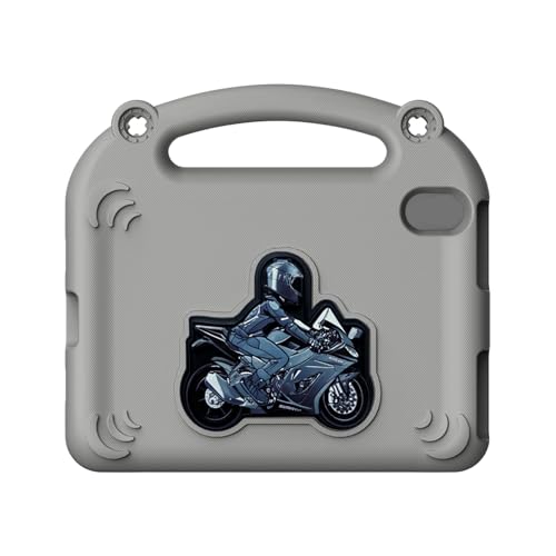 Funda para Tableta liviana de EVA con soporte integrado y protección anticaídas gris