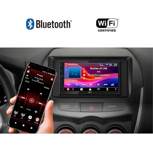 JVC KW-M695BW 6.8" Pantalla táctil receptor auto miniatura 7
