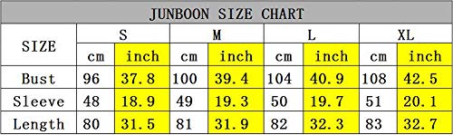 Junboon Women's Striped Long Sleeve Open Front Knit Cardigan Casual Pullover Sweater #TOP5