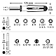 wolfcraft Sicherheits-Schraubendreher Set 31-tlg. - 1386000 - Metallkassette mit 30 Solid-Bits, 25 & 50 mm - Inkl. Handschraubendreher & verschiedene Bit-Größen