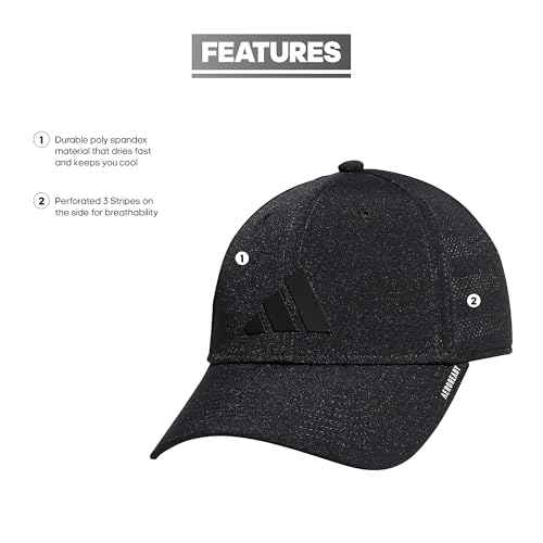 adidas Mens Gameday Hat – Athletic Baseball Cap, Stretch Fit