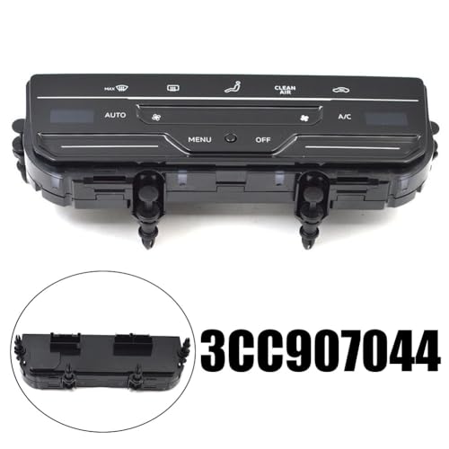 Commande automatique de climatisation en ABS noir réactivité maximale pour interrupteur 3CC907044