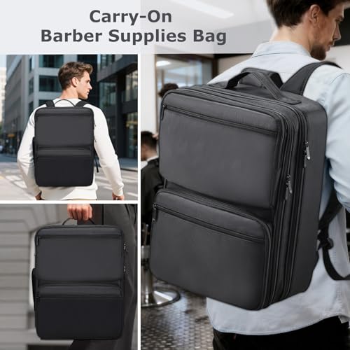 Yueieoun Barber Backpack with Detachable Tray
