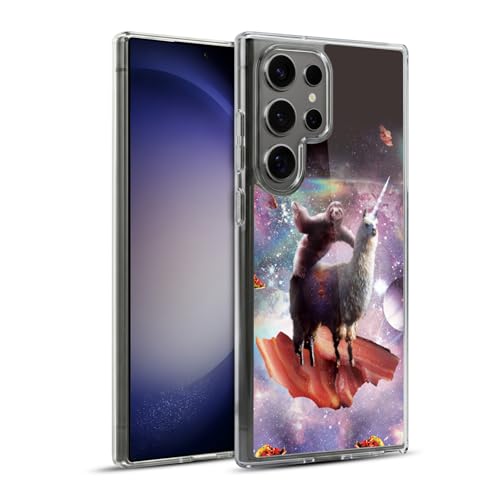 Funda Samsung Galaxy S23 Ultra 5G Antideslizante Llama y Bacon