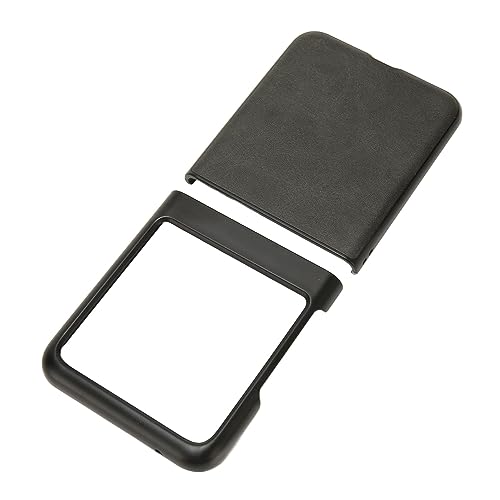 Rankomu Flip Phone Fodral för Motorola Razr 40 Ultra - Svart Stötsäker