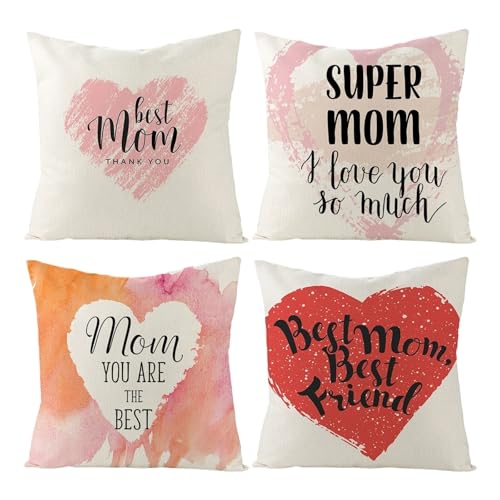 Housse de coussin en lin de qualité supérieure avec fermeture éclair invisible