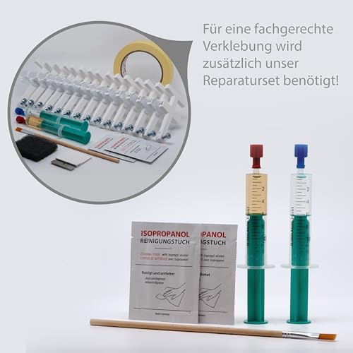 Nubsi Cabrio Verdeck Kleber Scheiben Reparatur Set Heckscheibe neu verkleben