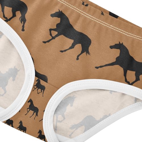 Brown Horses Toddler Girls's Underwear 2T 202c14334
