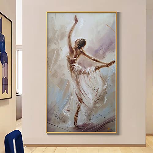 Affiche minimaliste de danseuse de ballet KEBIA pour une décoration poétique