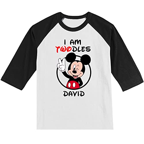 Personalized Mickey's 2nd Birthday Shirt Handmade Decorated