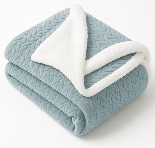 Image of VAS COLLECTIONS Ultra Soft Baby Blanket | Flannel + Sherpa | 2-Layer All-Season AC Sheet for Newborns (0-24 M) - Light Grey