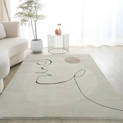 Nordic Light Luxury Modern Simple Soggiorno Camera da letto Divano Letto Tappeto 80x120cm