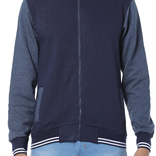 Image of Campus Sutra Cotton Blend Men Standard Length Jacket