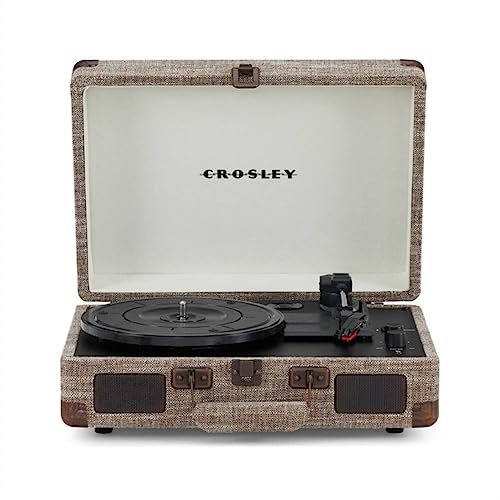 Crosley Cruiser Plus Havana CR8005F-HA4 mallette tourne-disque Bluetooth portable marron