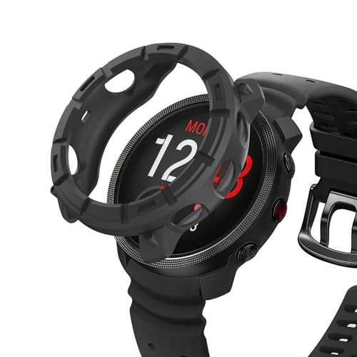 For POLAR (ポラール) ヴァンテージ M3 (Polar Vantage M3) ケース シリコン製 カバー YANMONGI 保護ケース 耐衝撃 全面保護 衝撃吸収 簡易着脱 軽量 高耐久 保護カバー Polar Vantage M3 対応(ブ