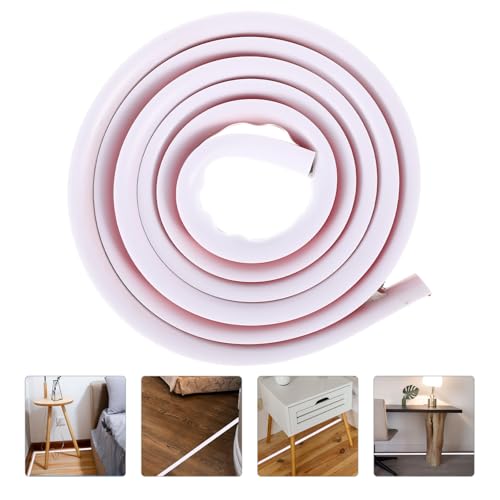SHOWERORO Tubo organizador de cables autoadhesivo de PVC, 2m, 10x6mm, blanco para gestión de cables en hogar y oficina miniatura 5