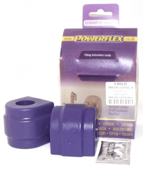 Barra estabilizadora delantera silentblock 25mm Powerflex PFF5-4602-25 casquillo suspension 2