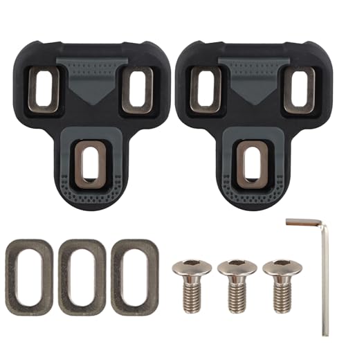 2 Piezas Adaptadores De Pedal De Bicicleta De Metal, Convertidores De Pedal De Bicicleta Compatible, Adaptador de Cala Doble Duradero, Juego De Calas De Pedal (Gris)