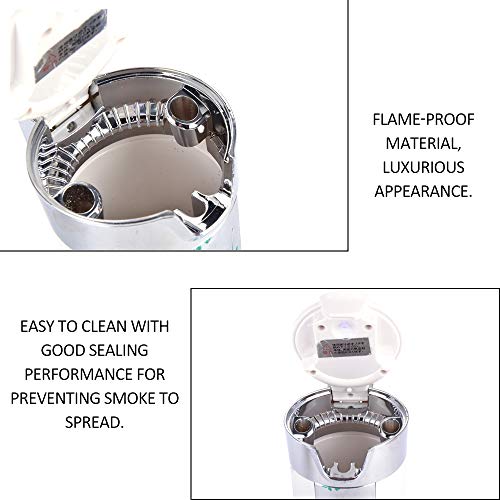 Anself Cinzeiro do cigarro do charuto do carro cinzeiro portátil Cinzeiro do carro da fibra do carbo