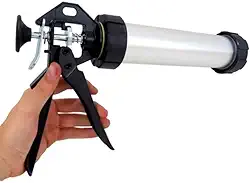 APLICADOR SILICONE PU ALUMINIO BOMBA PISTOLA GRANDE ENGRAXADEIRA TUBO REJUNTE ALTA PRESSAO PROFISSIONAL