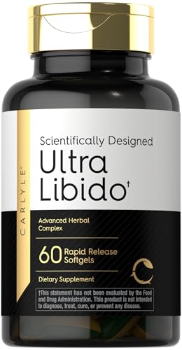 Carlyle Ultra Libido Supplement for Men | 60 Softgel Capsules | Extreme Male Formula | Non-GMO & Gluten Free