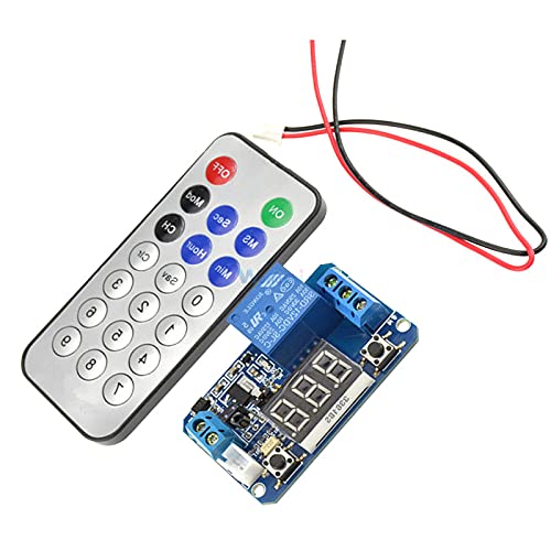1 Set Infrared Remote Control 12V Timer Relay Delay LED Tube Display Module for Arduino