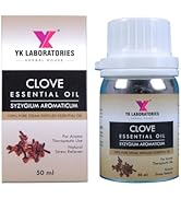 YK LABORATORIES Clove Bud Essential Oil Natural | Therapeutic Grade &amp; Undiluted - 50ml