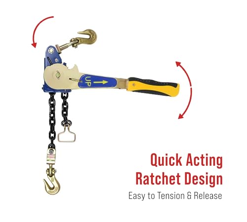 Image of Mytee Products Easy Binder Ratcheting Chain Load Binder, 5400 lbs WLL