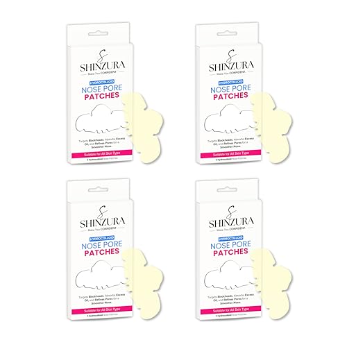Image of Hydrocolloid Nose Pore Patches for Blackheads & Oil Control | Refines Pores & Smoothens Nose | Suitable for All Skin Types (PACK OF 12)