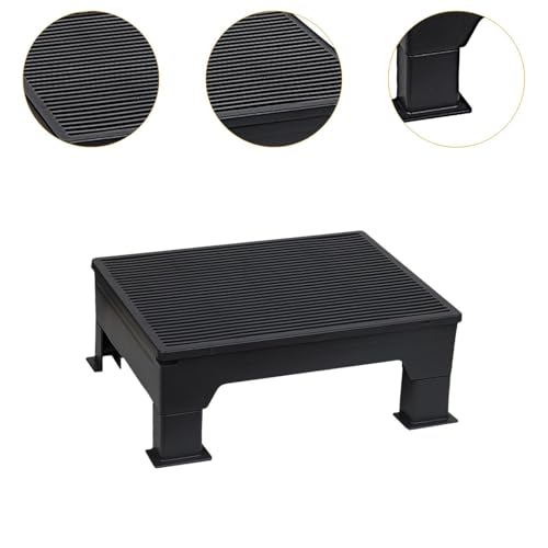 Mat de litière de chat anti projection tapis réglable noir Sharplace