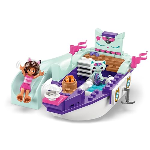 La Casa delle Bambole di Gabby La Nave del Benessere di Gabby e Siregatta, Playset con Barca Giocattolo, Salone di Bellezza, Personaggi e Accessori, Giochi per Bambine e Bambini dai 4 Anni 10786 - Lego - Immagine 3
