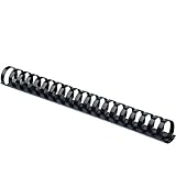 Fellowes Binding Combs Plastic Black 3/4 Inch 25 Pack (52509)