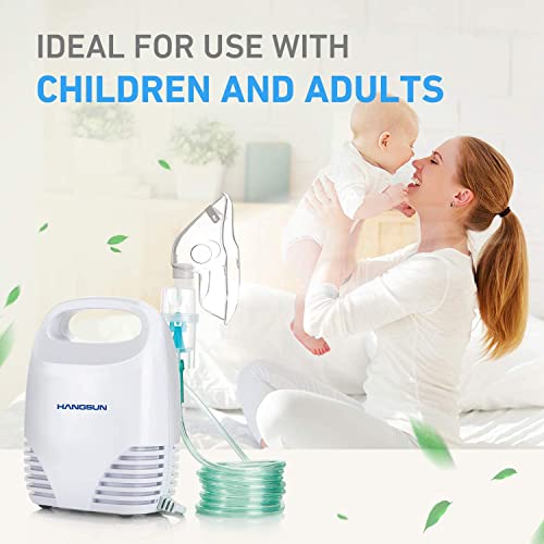 Hangsun Nebuliser Machine for Adults and Kids Compact Compressor System Mist Inhaler CN560 Portable Design for Home Use - Image 5