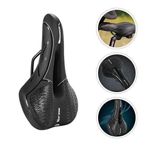 BESPORTBLE Reflexivo Bicicleta Sela Assento Da Bicicleta Acolchoada Conforto Respirável Almofada Do