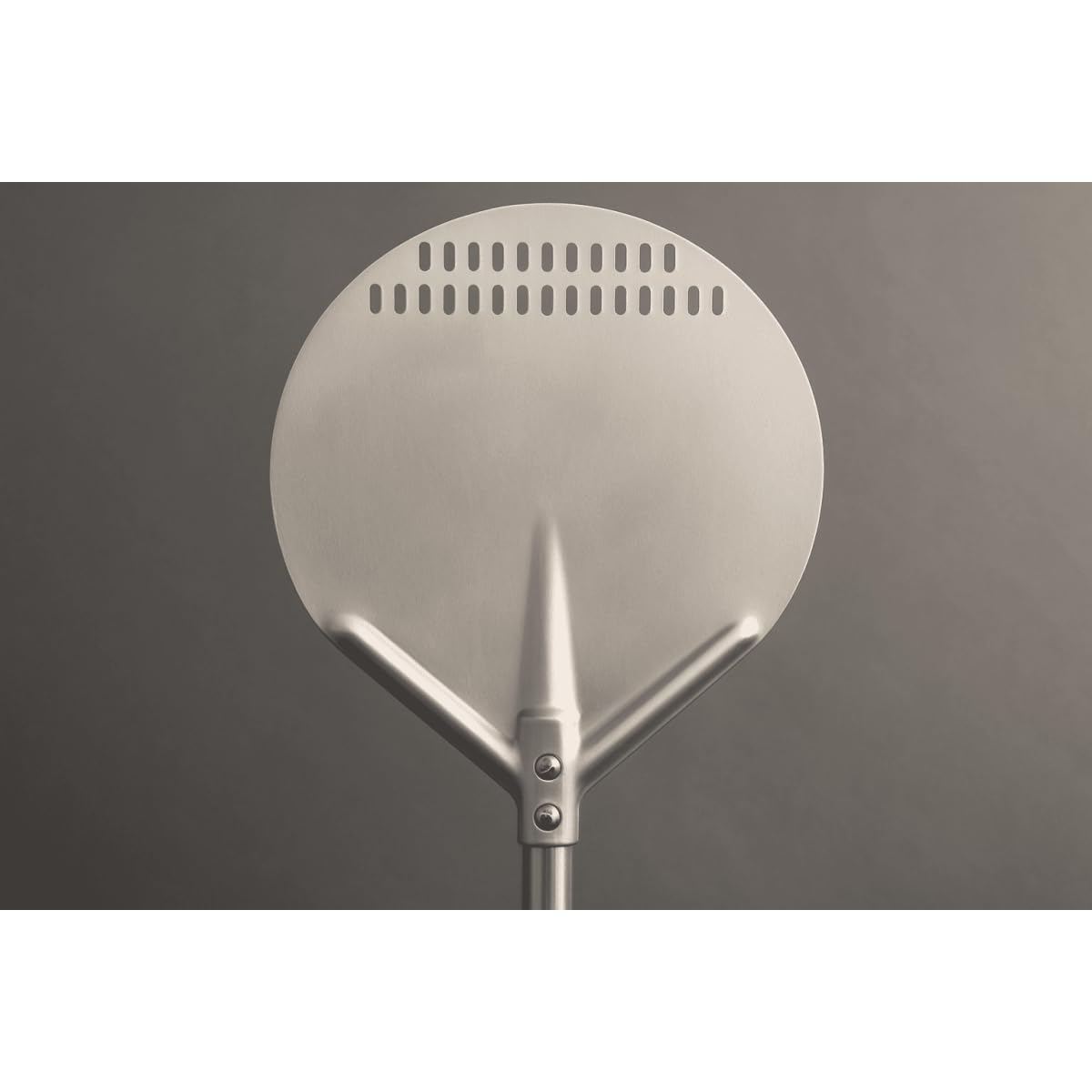 INTEC - Paletta per pizza rotonda alluminio alimentare spatola Ø36 cm manico 65-120 cm qualità professionale