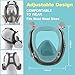 LQSRZH Full Face Respirator Mask Reusable,Full Face Cover Gas Mask with Double Filtration,for Painting,Dust,Carpentry,Welding and Other Work Protection