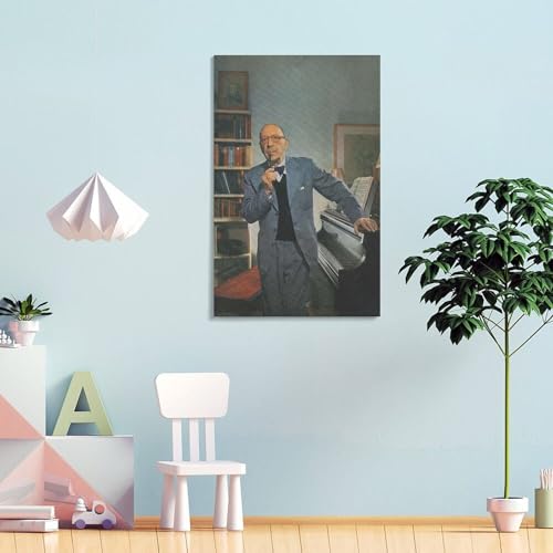 Igor Stravinsky poster impression sur toile chambre déco murale 60x90