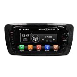 Android 9.0 Octa Core DVD de Voiture Navigation GPS Lecteur multimédia stéréo de Voiture pour Seat Ibiza 2009 2010 2011 2012 2013 2014 Autoradio Commande au Volant avec 3G WiFi Bluetooth Carte SD