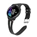 Produktbild LvBu Armband Kompatibel mit Garmin Venu, Quick Release Leder Classic Ersatz Uhrenarmband für Garmin Venu Smartwatch (Schwarz)